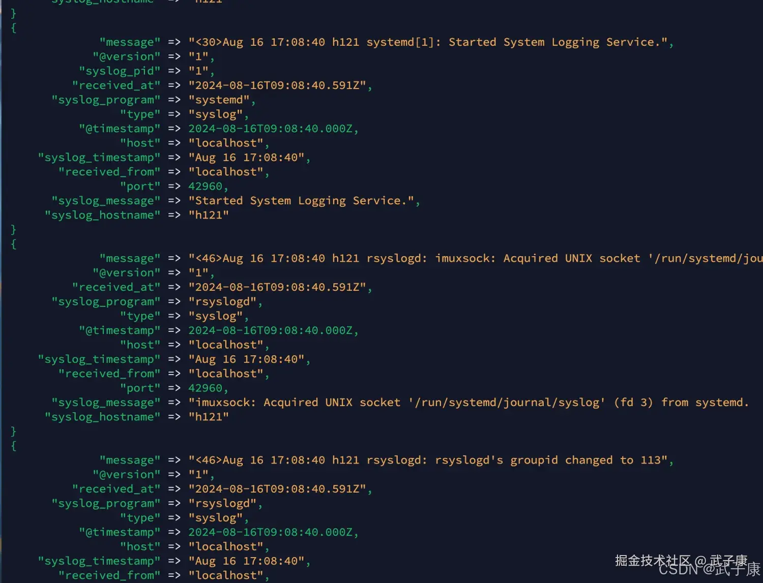 Elasticsearch 查看 log 日志