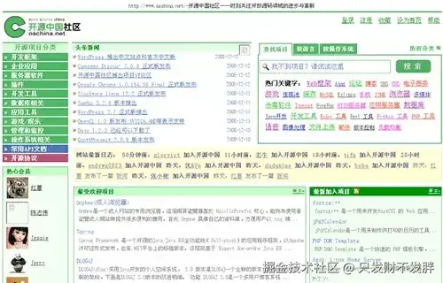 2008年，开源中国正式上线