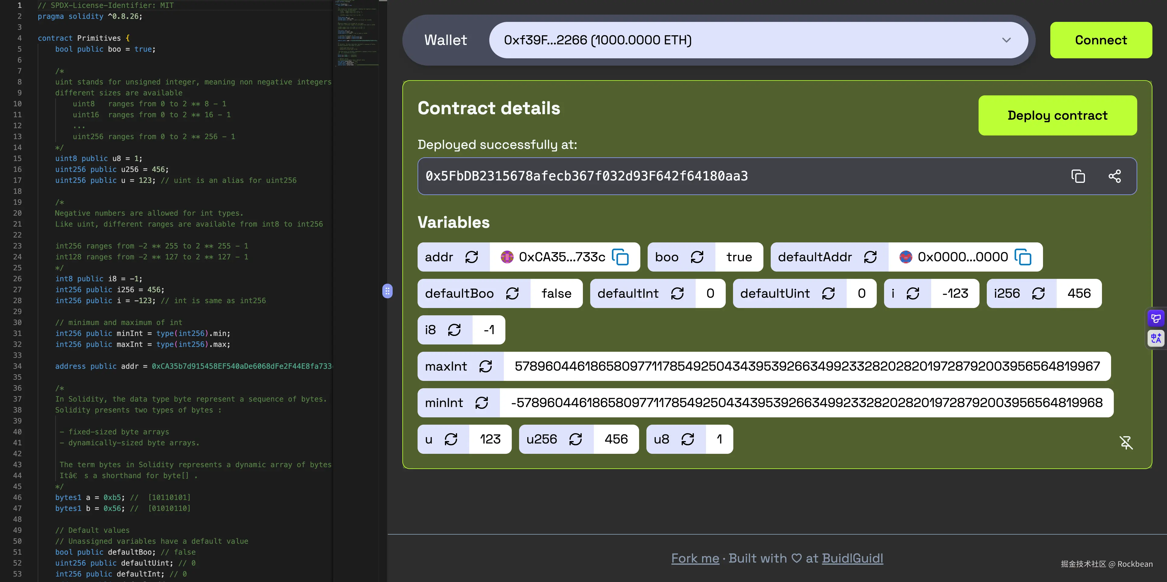 solidity-基本数据类型