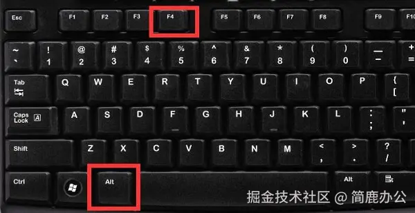 Alt + F4 组合键