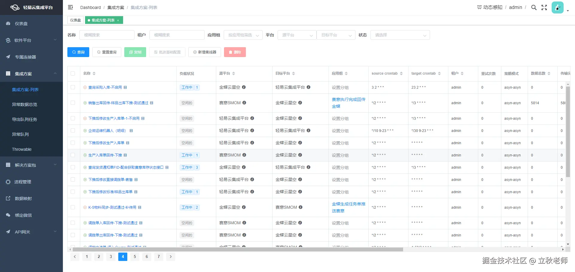 数据集成平台可视化配置API接口