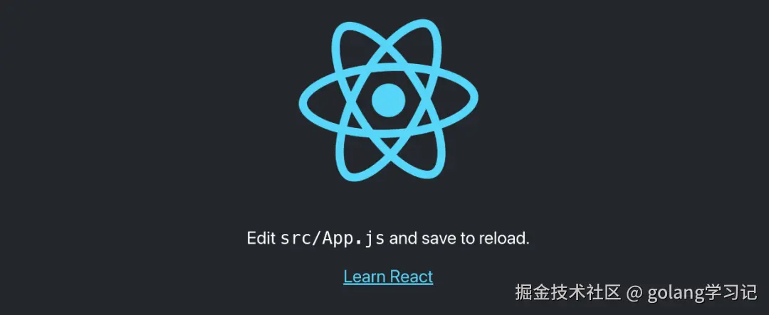 create-react-app 启动页面