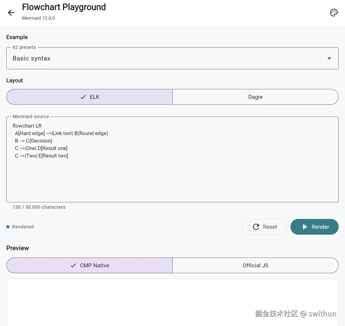 CMP Mermaid Web Playground