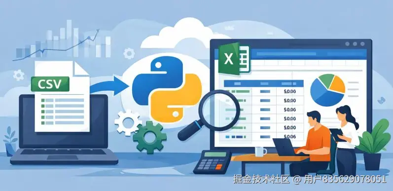 如何使用Python转换CSV文件为专业Excel报告