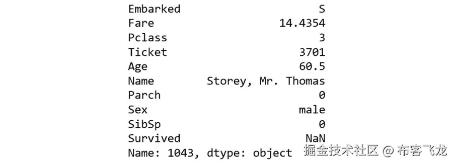 图 1.39：没有列出票价详细信息的个人输出