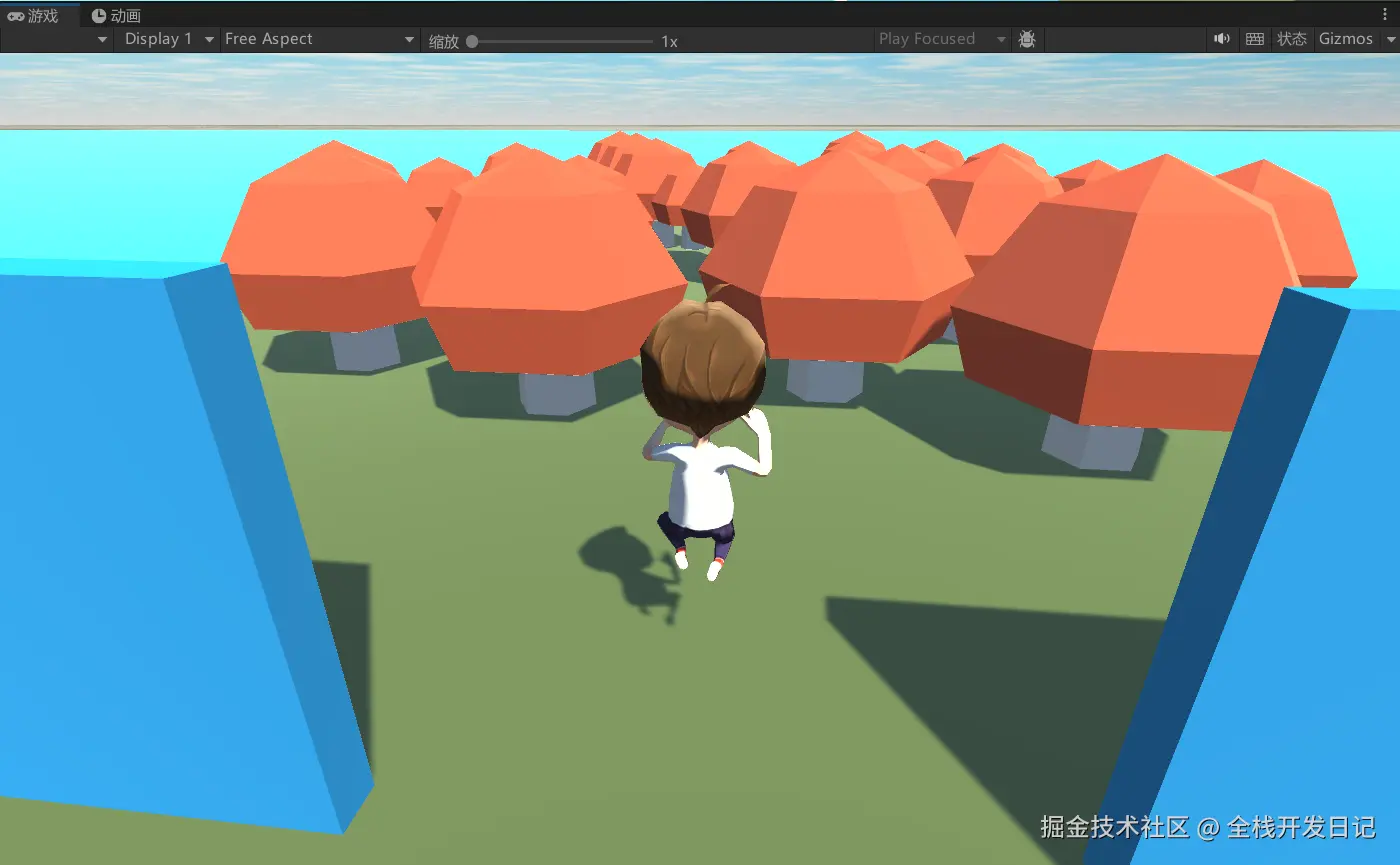 验证游戏人物跳跃