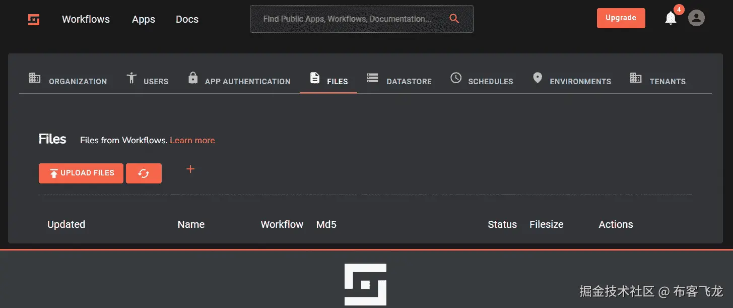图 4.3 – Shuffle 中的工作流文件