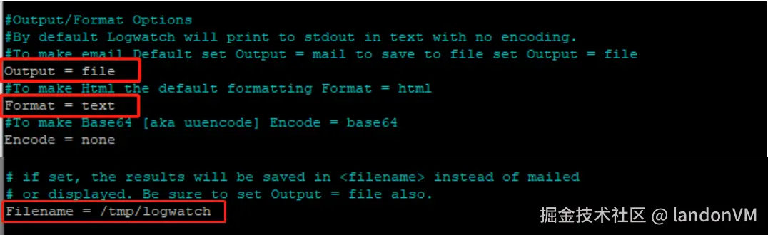 选择文件作为输出选项