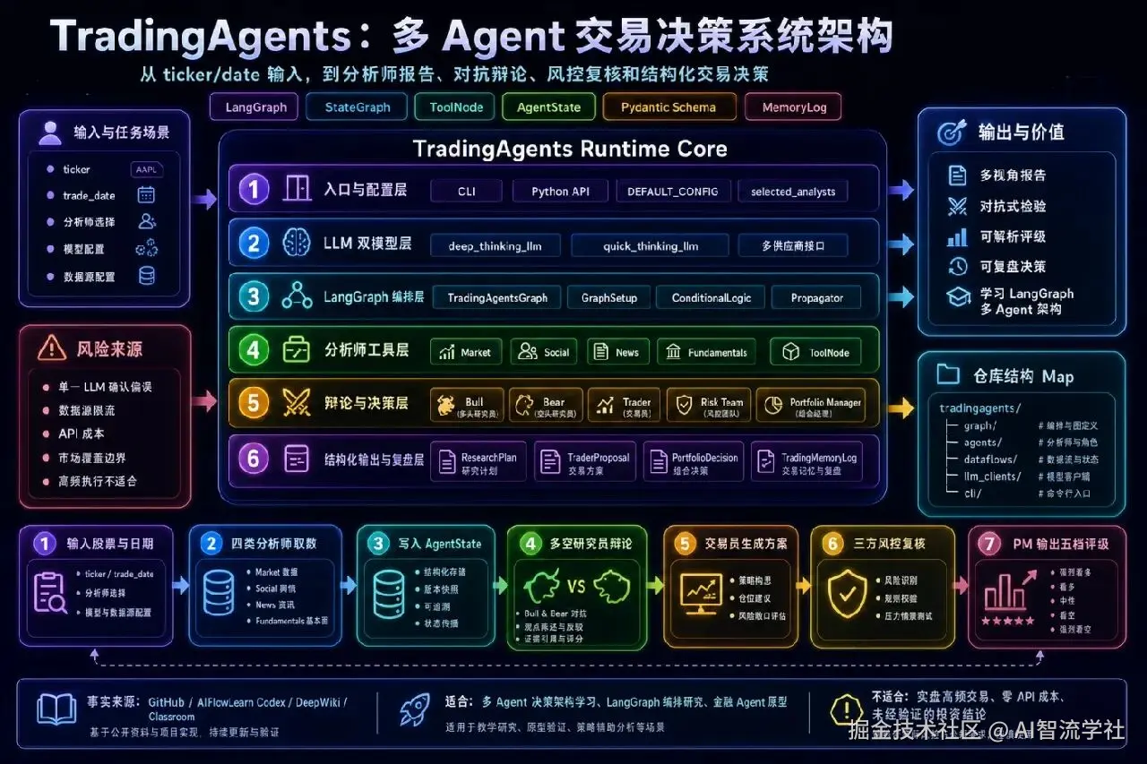 TradingAgents AI 投研团队封面