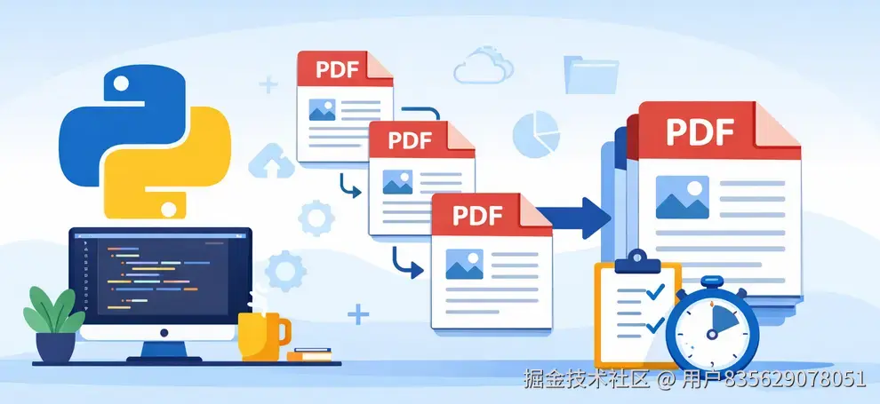 使用 Python 批量合并 PDF 文档