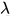 \lambda