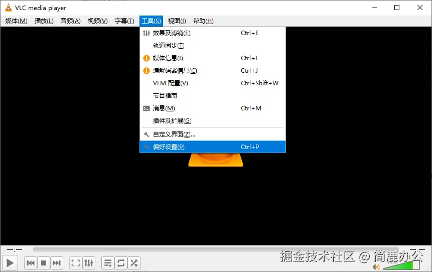 选择偏好设置