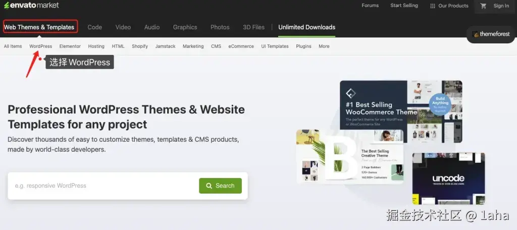 Themeforest 官网