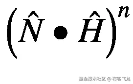 {\left(\hat{N}\bullet \hat{H}\right)}^n