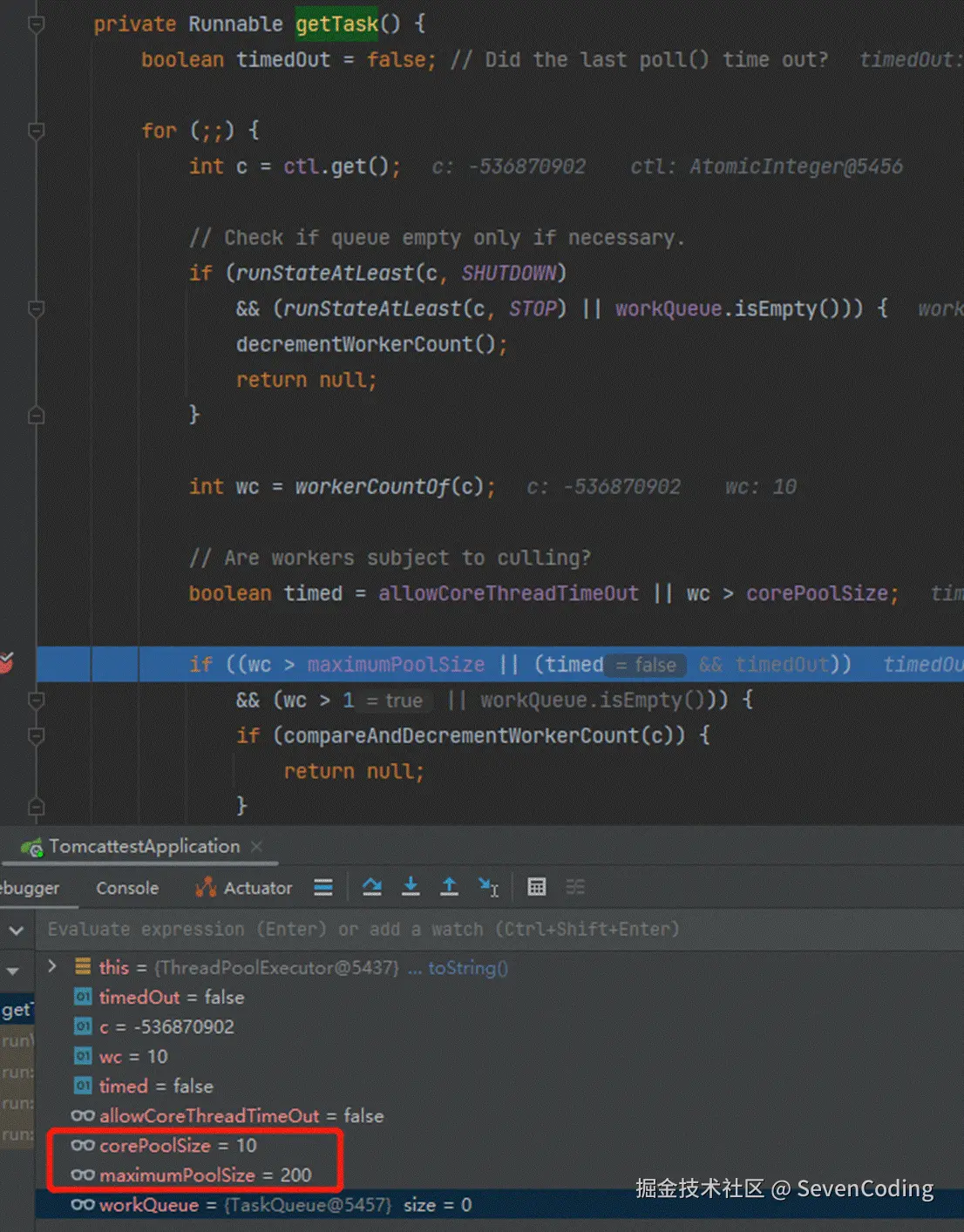 org.apache.Tomcat.util.threads.ThreadPoolExecutor#getTask