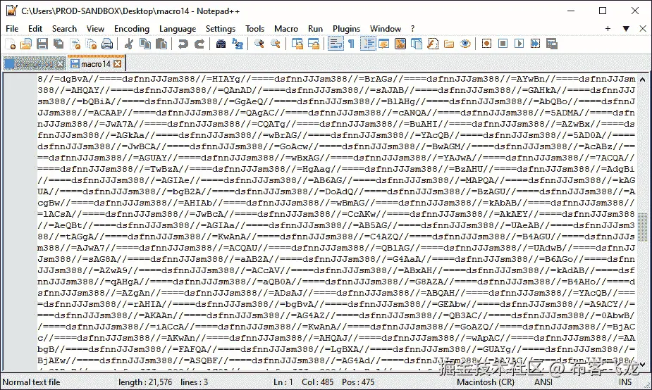 图 15.7 – 宏代码混淆