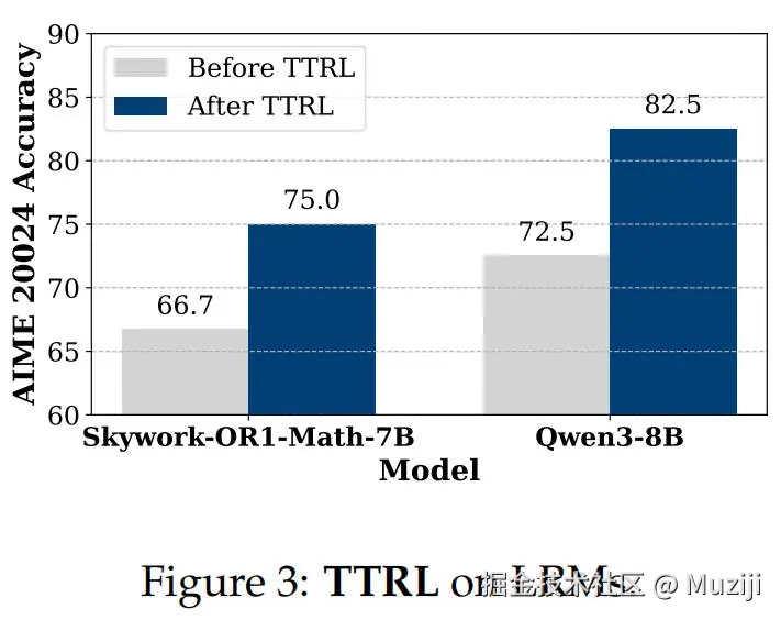 TTRL 在 LRM 上的表现
