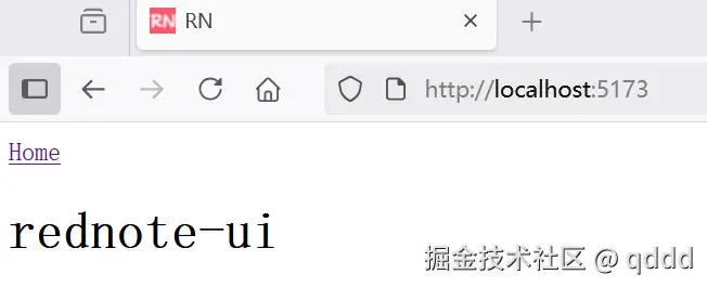 图3-1 RN项目首页