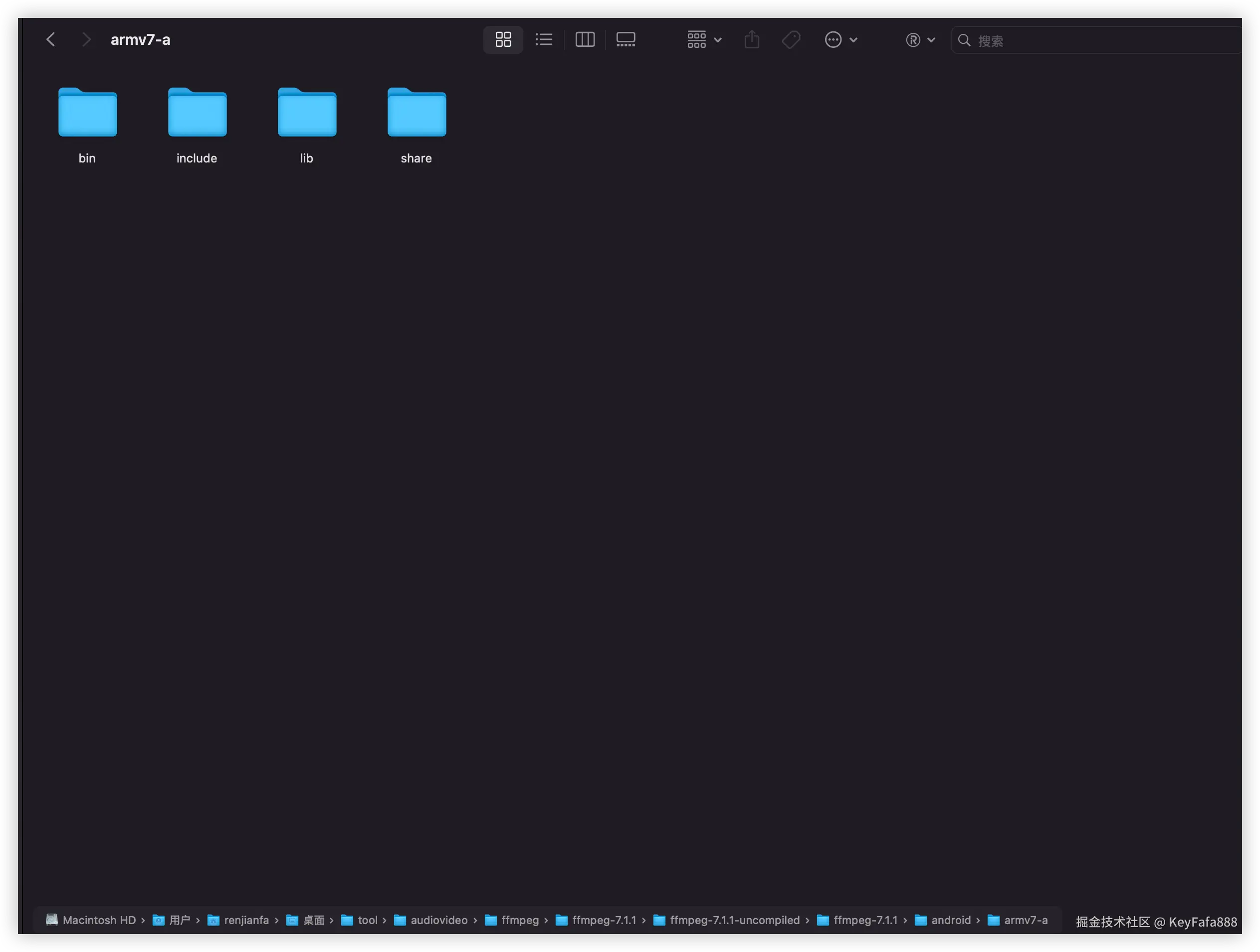 FFmpeg编译成功的输出