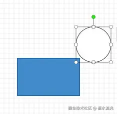 圆与长方形的角落碰撞情况