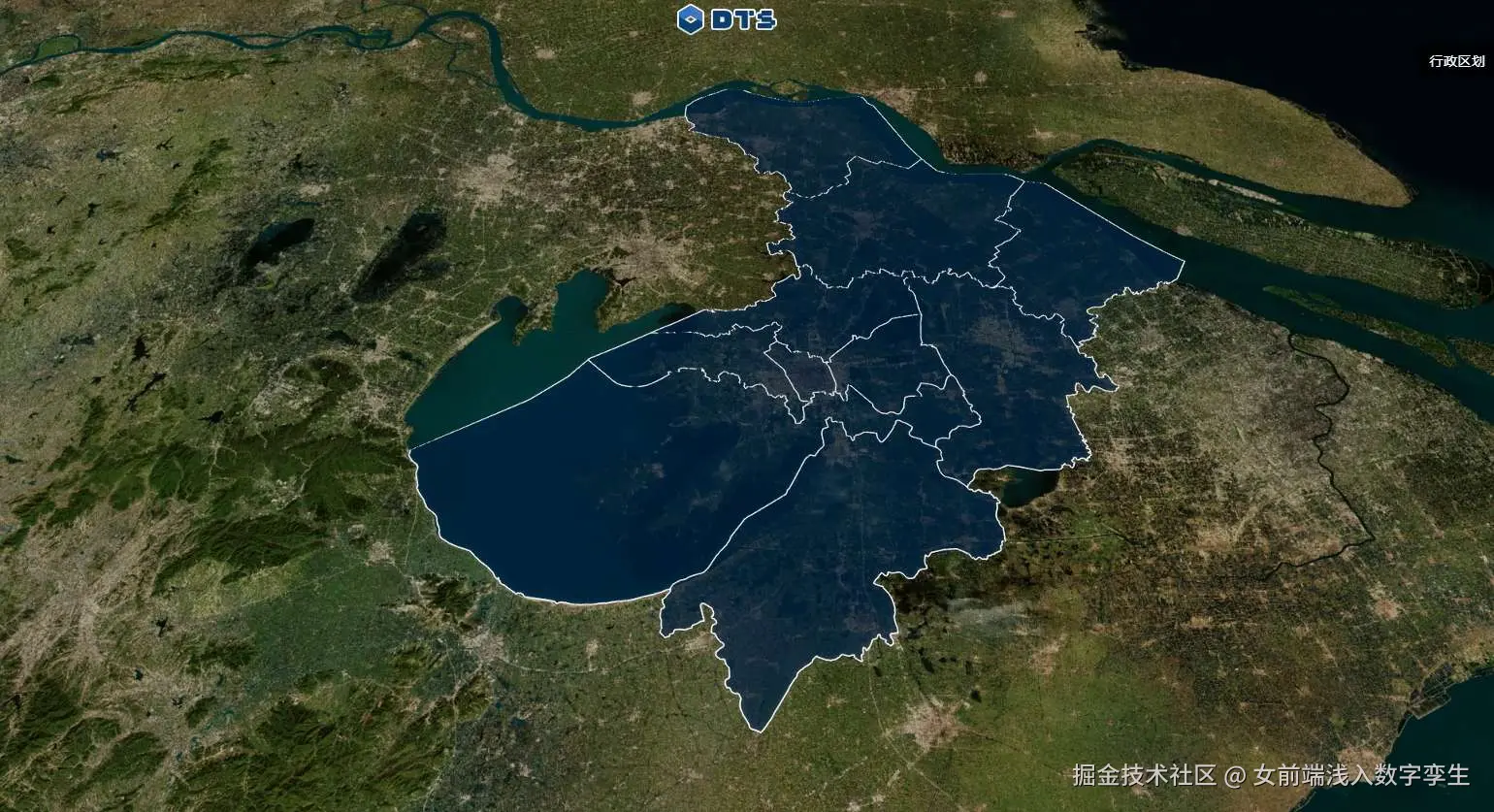 行政区划线面