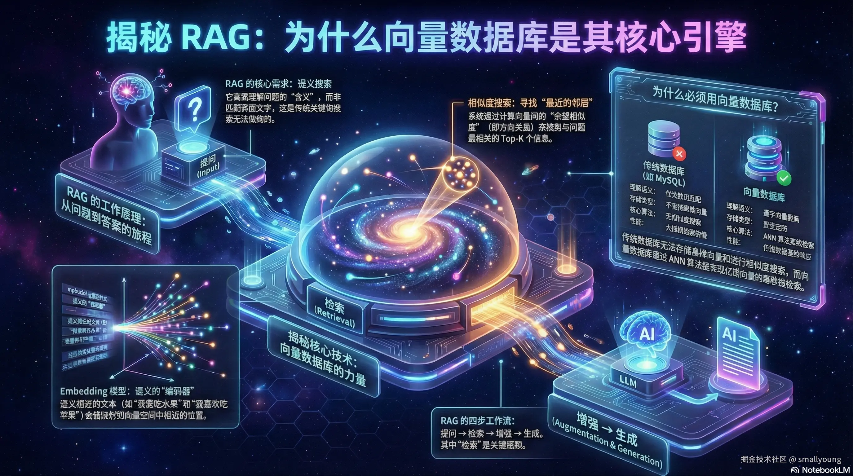 为什么 RAG 要使用向量数据库