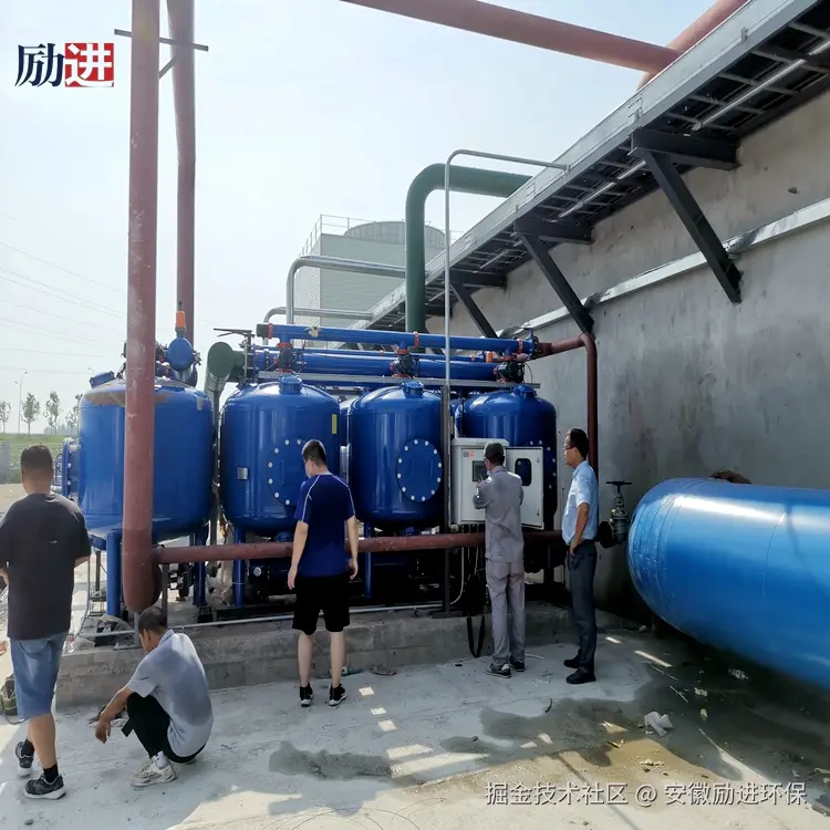 浅层介质过滤器现场实拍图 (3)