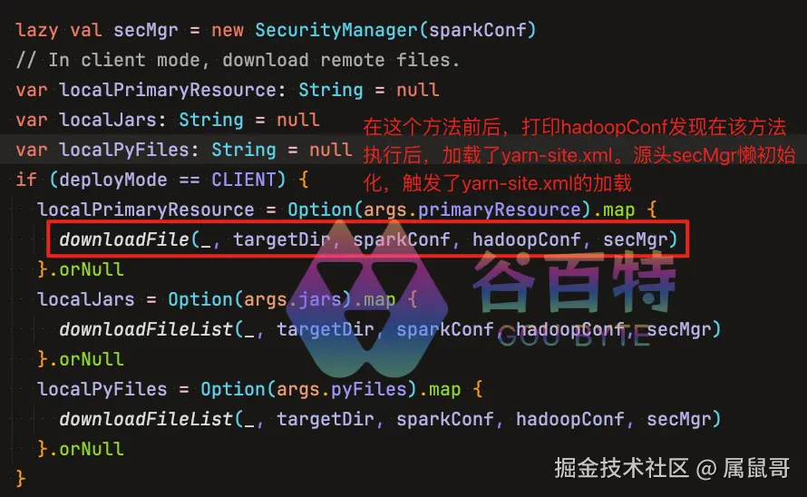 spark 的 SparkSubmit 类关于 Configuration 的资源文件加载