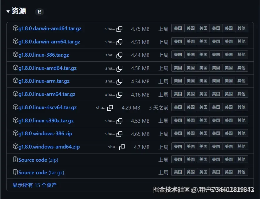 g 版本管理工具界面