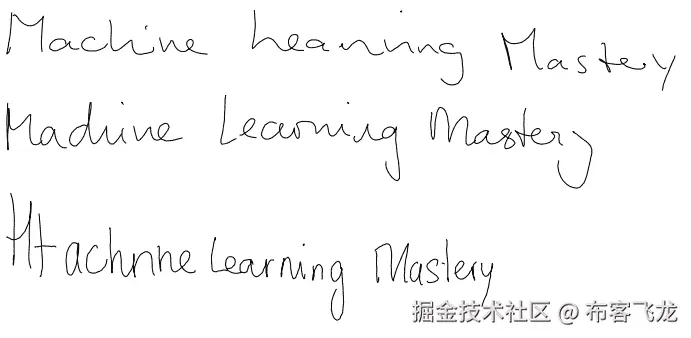 Sample of Automatic Handwriting Generation