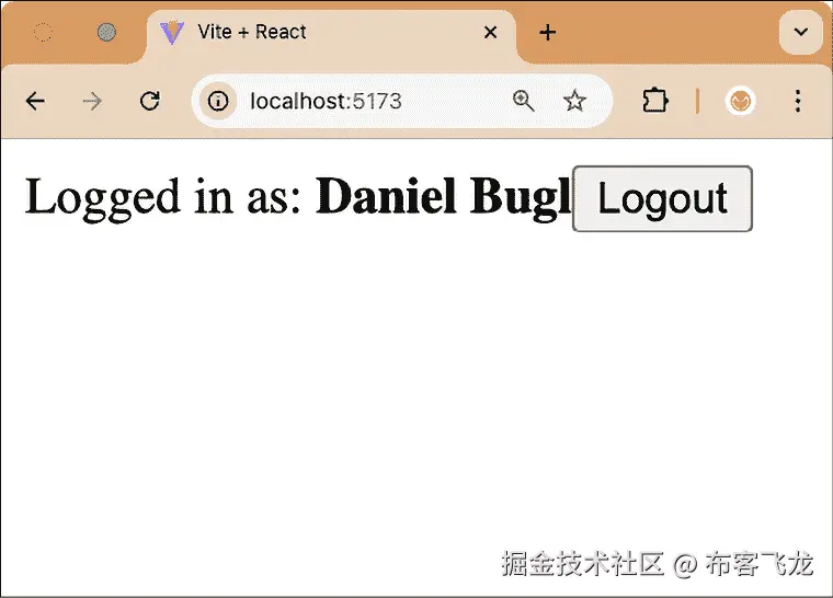 图 3.6 – 定义 username 后的 UserBar 组件