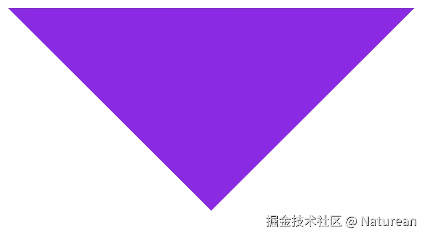 紫色倒三角