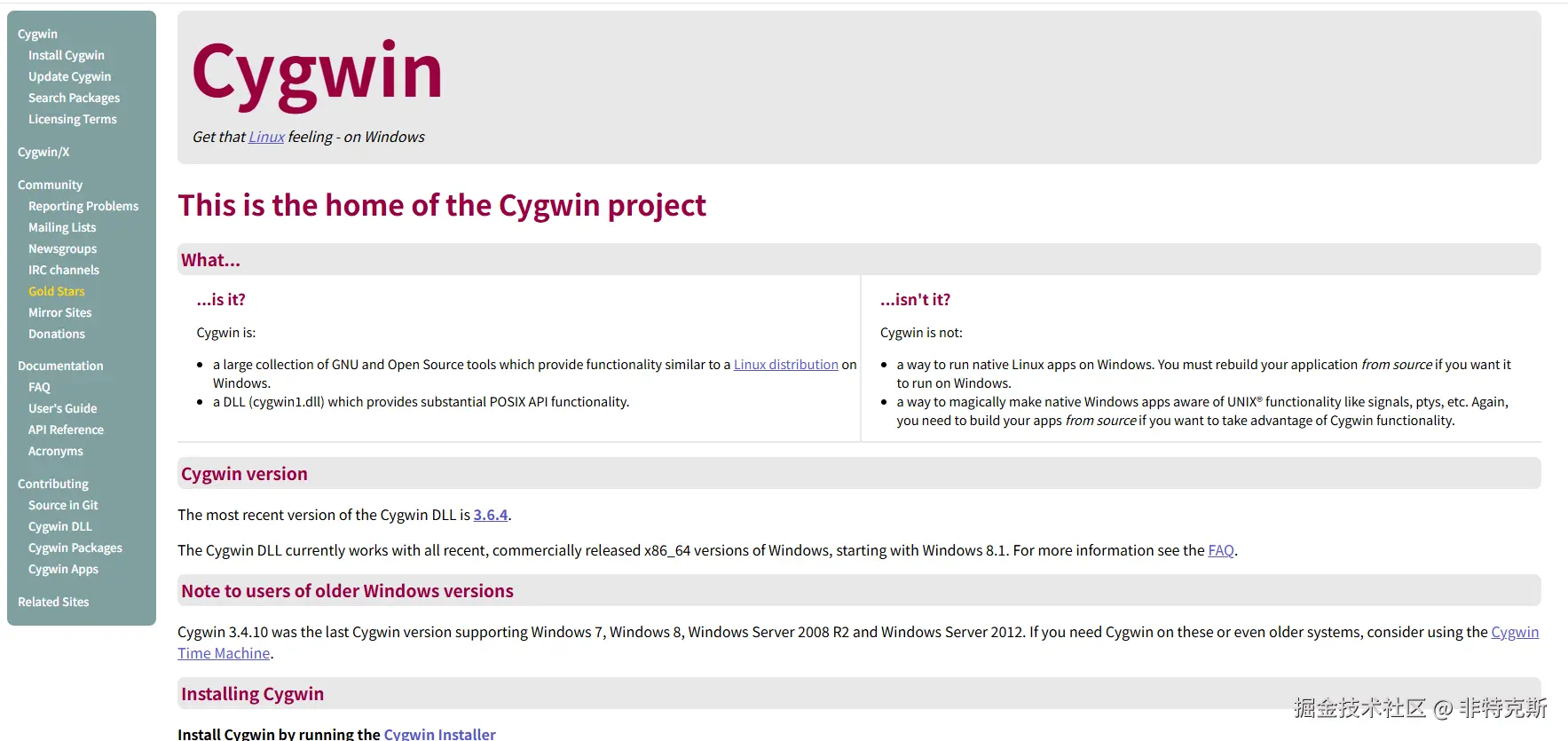 Cygwin