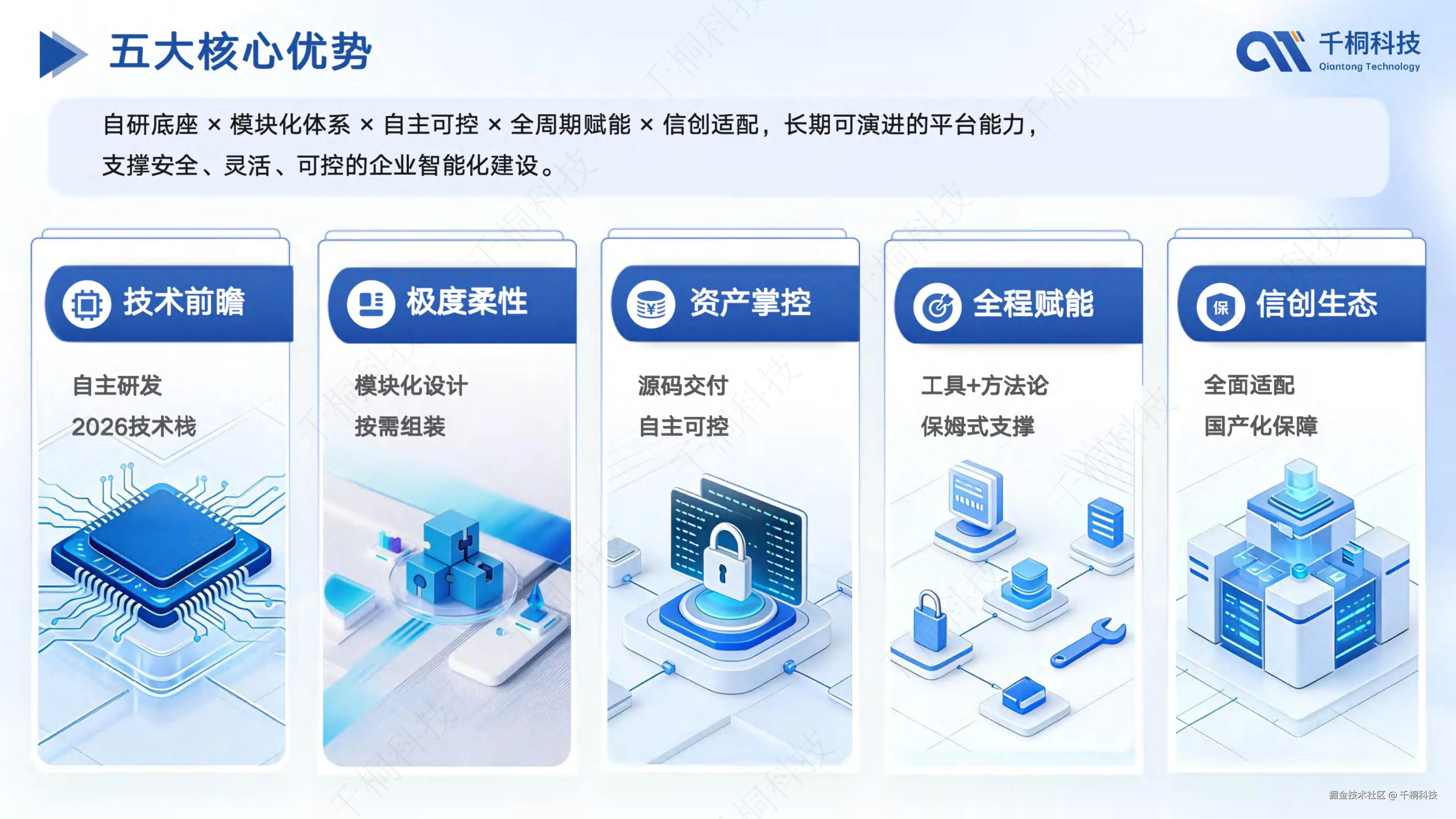 五大核心优势图