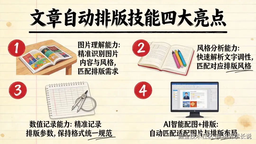 文章自动排版技能四大亮点