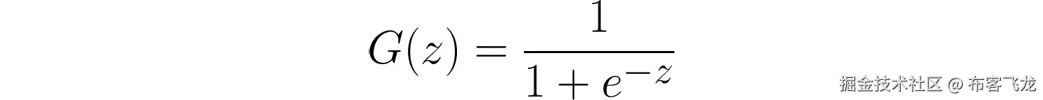 图 2.6：Sigmoid 函数的数学形式