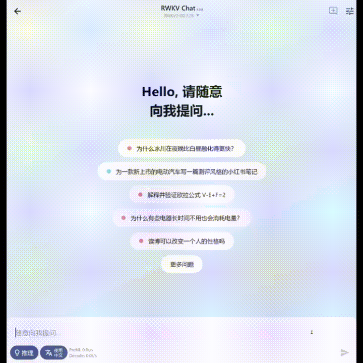 RWKV Chat