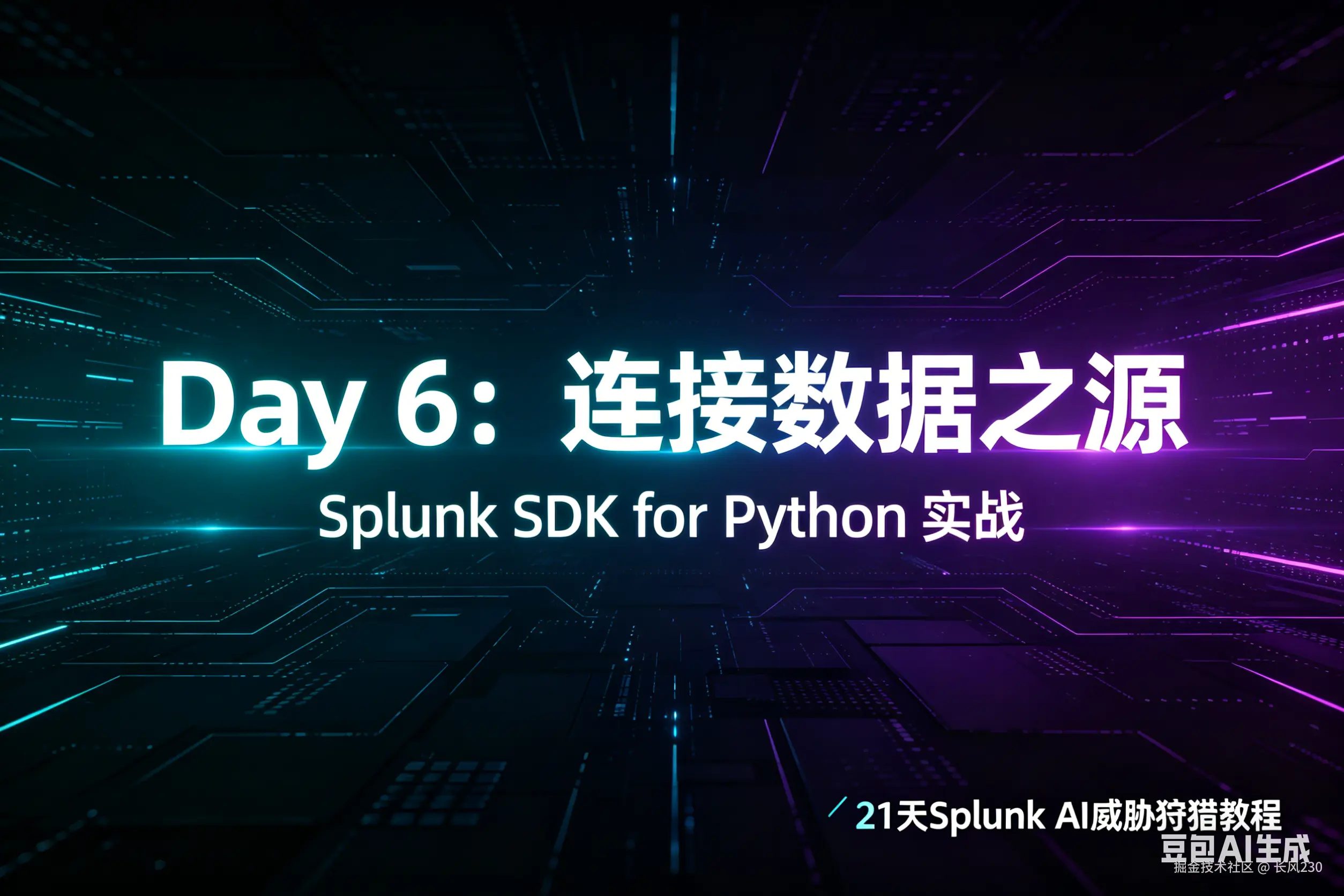 Day 6：连接数据之源 —— Splunk SDK for Python 实战
