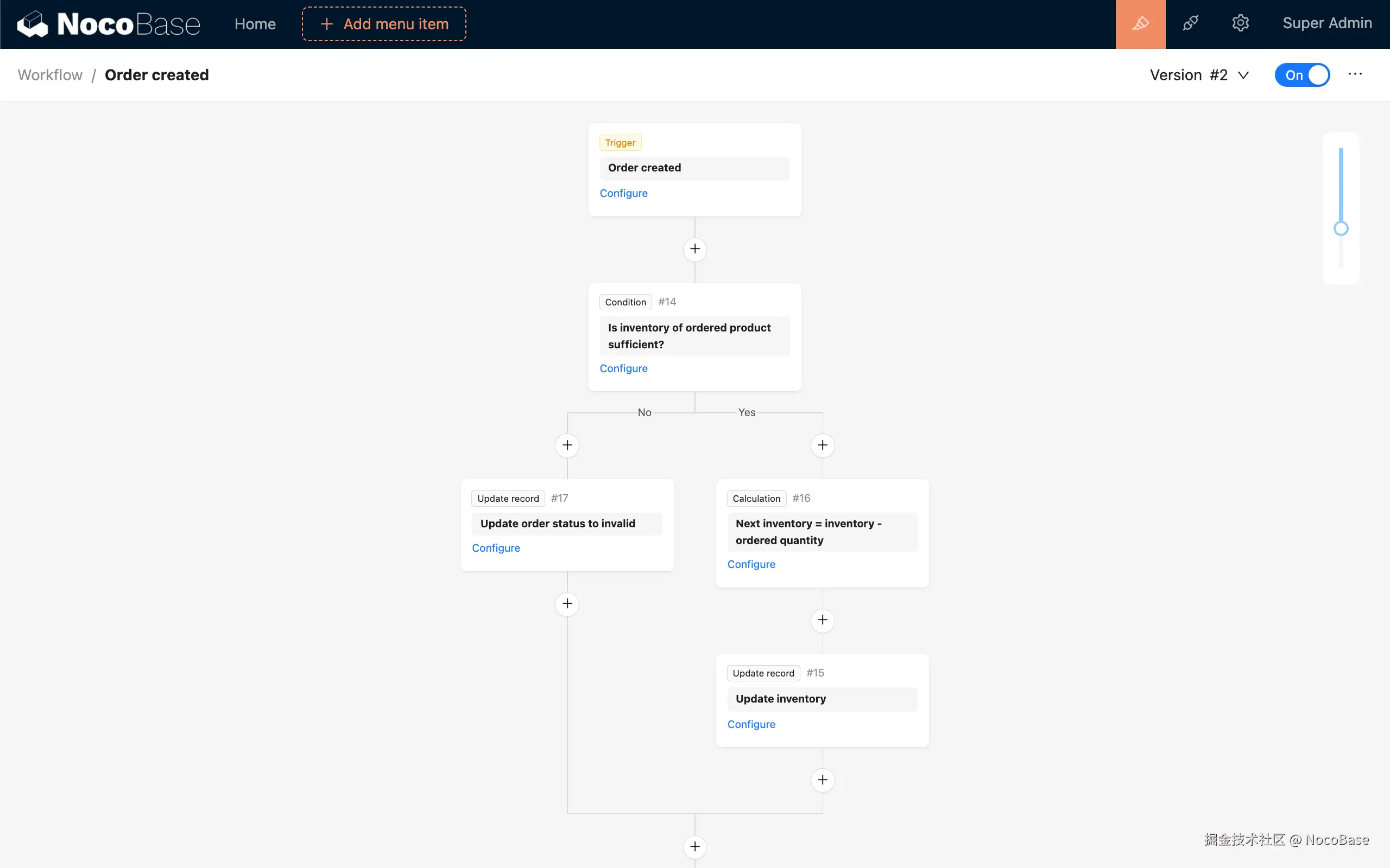Built-In Workflow Automation