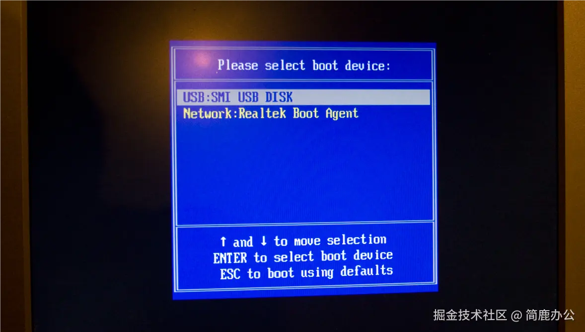 Bios 引导菜单