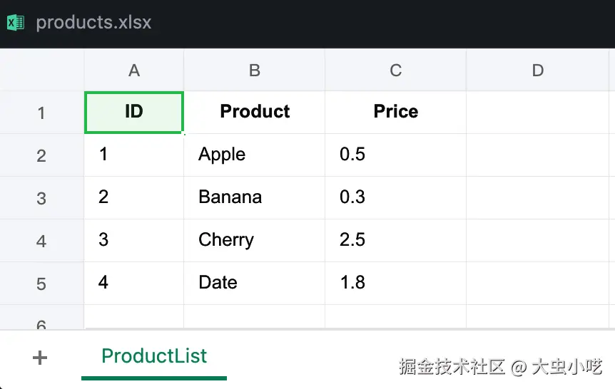 将Pandas DataFrame写入Excel文件-效果图