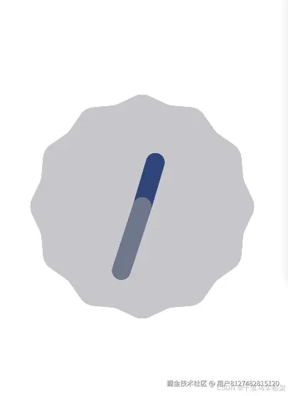 不同壁纸指针颜色不同