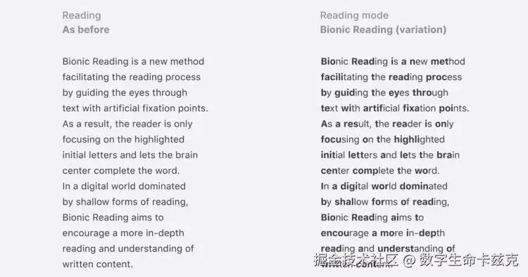 Bionic Reading, A New Reading Method That Stresses Letters Within Words to  Let the Brain Fill in the Rest