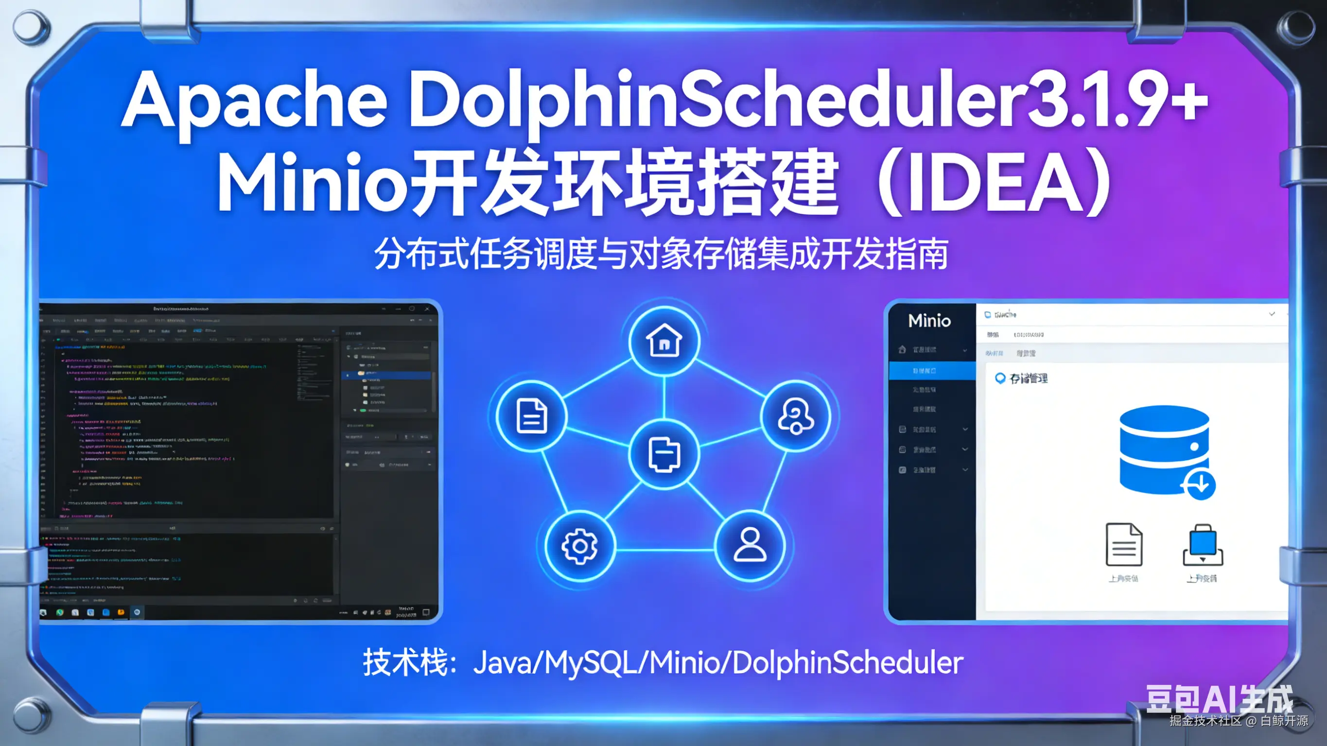 Apache DolphinScheduler3.1.9+Minio 海报