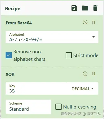 图 15.24 – Base64 XOR 配方