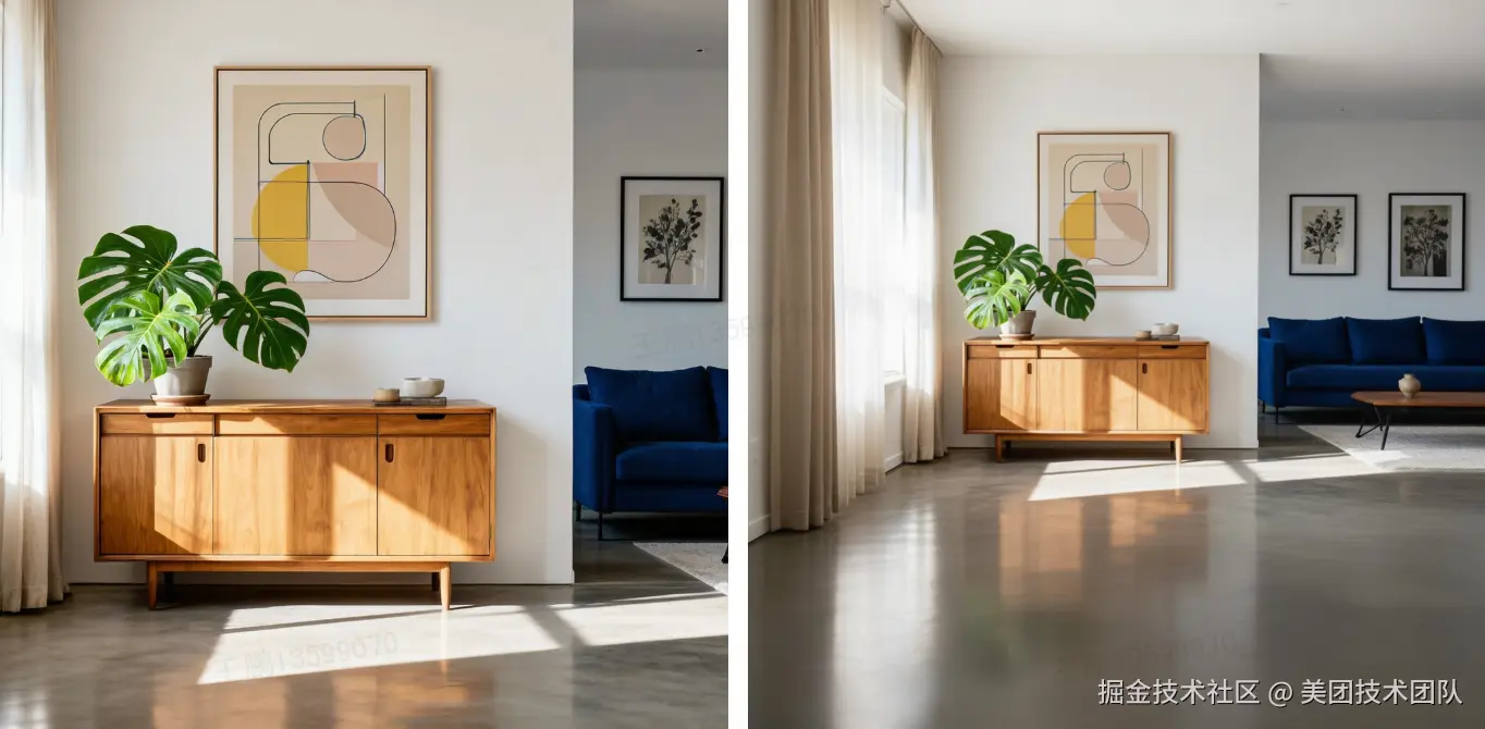 prompt：拉远镜头，显示更多室内场景