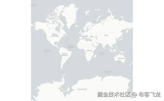 Figure 5.14: World map with default tile provider 
