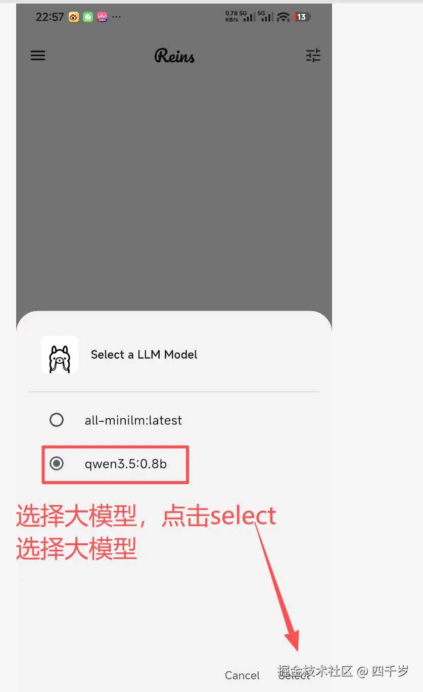 选择Ollama部署的本地大模型