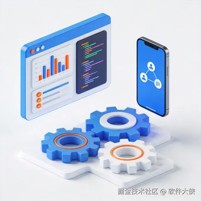 后台系统/模块化科技插图