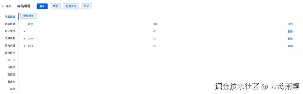 OpenResty网站域名设置